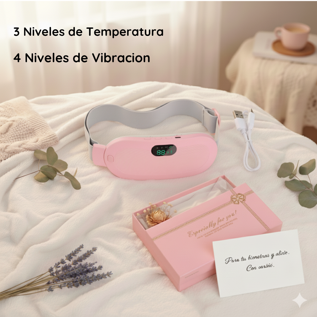 Cinturón Masajeador Térmico Para Cólicos