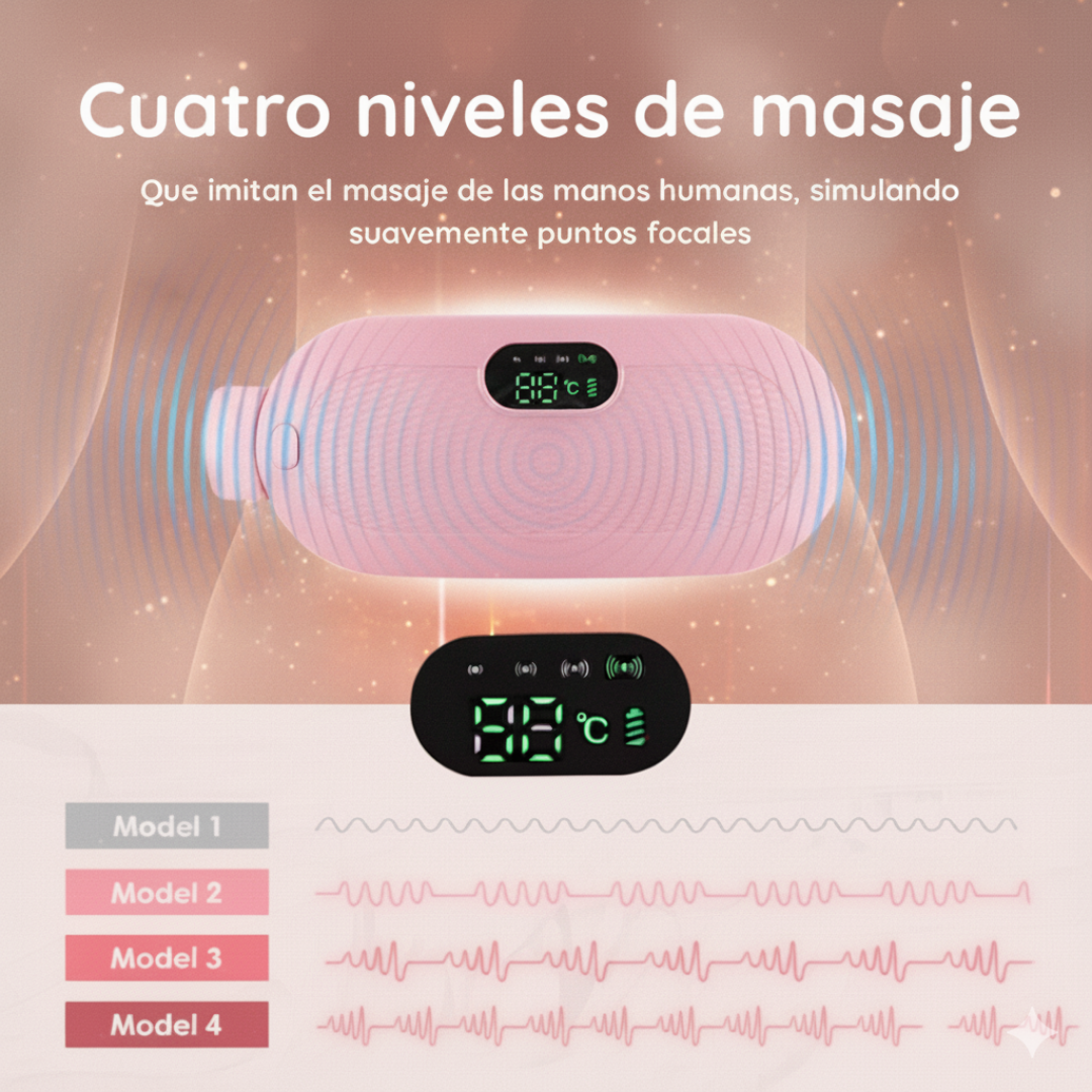 Cinturón Masajeador Térmico Para Cólicos
